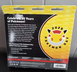 Pokemon Day 2026 Collection Pikachu Promo Special Edition Box & 3 Blistets - Image 2