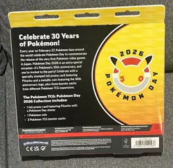 Pokemon TCG: Pokemon Day 2026 Collection 3 Packs Pikachu Promo & Coin - Image 2