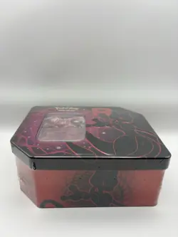 Pokemon TCG Team Rocket MEWTWO PROMO Metal Tin Box with 5 Boosters Packs SEALED - Image 5
