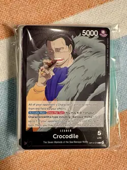 One Piece CCG Pre Built Deck: Crocodile OP14-079; SR/R/UC Baroque works - Image 1