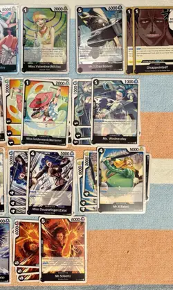 One Piece CCG Pre Built Deck: Crocodile OP14-079; SR/R/UC Baroque works - Image 5