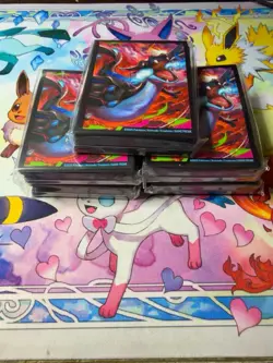 Official Pokemon Charizard Ultra Premium Collection Card Sleeves Factory Sealed - Image 1
