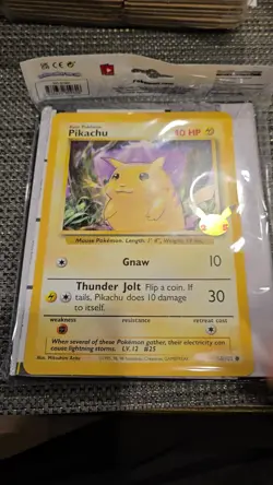 Pokemon TCG 25th Anniversary Jumbo Cards Complete Set First Partner Pack Binder 820650809606 - Image 2
