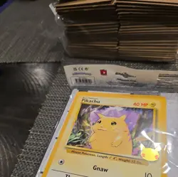 Pokemon TCG 25th Anniversary Jumbo Cards Complete Set First Partner Pack Binder 820650809606 - Image 4