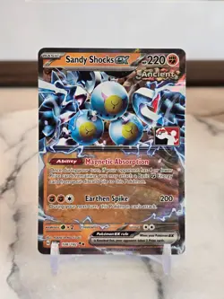 Pokemon TCG Sandy Shocks ex 108/182 Prize Pack Series Cards Holo NM - Image 1