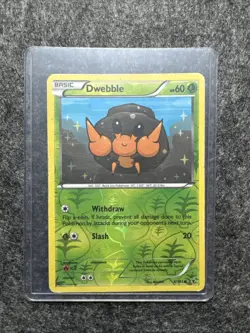 Pokemon Card Dwebble 6/101 Noble Victories Reverse Holo 2011 - Image 1