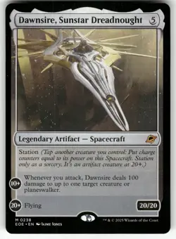 Dawnsire, Sunstar Dreadnought 238 Edge of Eternities Magic: The Gathering NM - Image 1