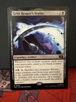 Grim Reaper's Scythe 658 Commander: Marvel Super Heroes Magic: The Gathering NM - Image 1