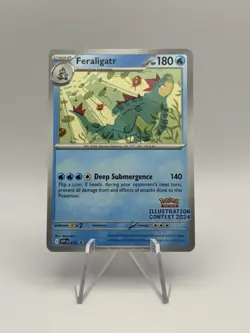 Feraligatr SVP 213 Black Star Promo Illustration Contest Pokemon 2024 2025 SV - Image 1