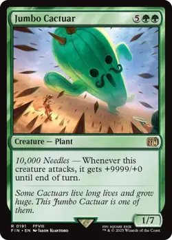 Jumbo Cactuar 191 Rare FINAL FANTASY Magic: The Gathering Near Mint - Image 3