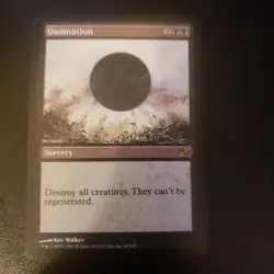 MTG Damnation x2 - Foil Textless x1, Reg x1, Player Rewards, NM, English Promo - Image 5