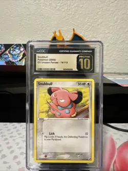 Pokemon 2005 EX Unseen Forces Snubbull CGC Pristine 10 74/115 - Image 1