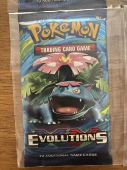 XY Evolutions Booster Pack Art Set (4 packs) - Pokemon TCG 2016-Factory Sealed - Image 4