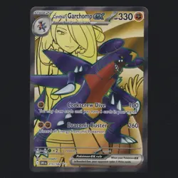 Cynthia's Garchomp Ex 215/182 Destined Rivals Ultra Rare Pokemon TCG NM 🔥 - Image 1