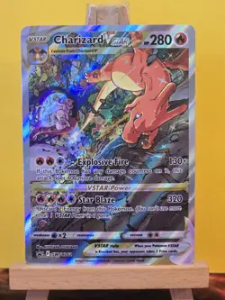 Pokemon TCG Charizard VSTAR SWSH262 Sword & Shield Promo Black Star Holo NM/MINT - Image 1