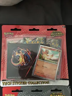 Pokemon TCG Ascended Hero’s Tech Sticker Collection And 2 Pack Blister (Larry) - Image 3