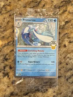 2026 Pokemon Sealed Promo 30th Anniversary Barnes Cosmic Holo PRIMARINA 020/084 - Image 1
