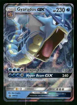 Gyarados GX SM212 Promo, Holo Pokemon SM Promos - Image 1