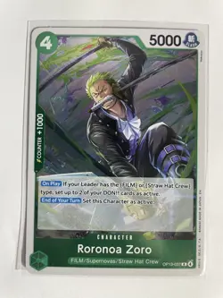Roronoa Zoro - OP13-037 - Carrying On His Will One Piece TCG NM - Image 1