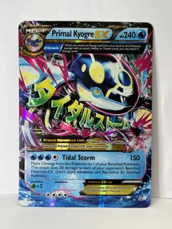 M Kyogre EX - 55/160 - Mega EX Ultra Rare - XY Primal Clash - Jumbo Card (DMG) - Image 1