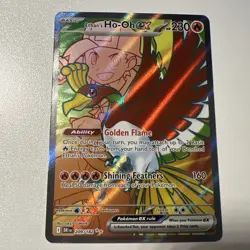 Pokemon TCG Ethan's Ho-Oh EX 209/182 S&V Destined Rivals Ultra Rare Holo Card - Image 1