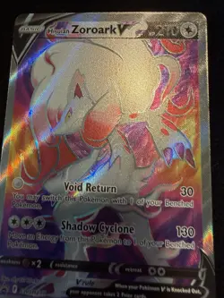 Pokemon TCG 4-Card Holo Promo Lot: Hisuian Zoroark V/VSTAR, Deoxys VSTAR/VMAX - Image 4