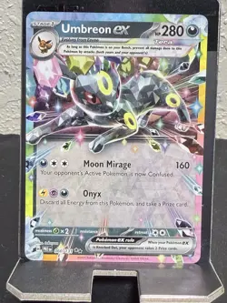 Pokemon TCG Umbreon EX 060/131 Prismatic Evolutions Card Near Mint Condition - Image 1