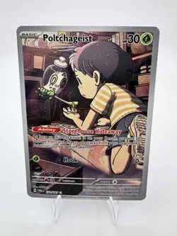 Poltchageist Illustration Rare Pokemon TCG Card Twilight Masquerade 171/167 NM! - Image 1