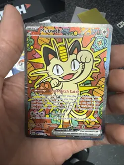 Meowth ex 121/088 SIR ME03: Perfect Order Pokemon Special Illustration Rare Card - Image 3