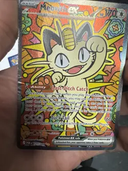 Meowth ex 121/088 SIR ME03: Perfect Order Pokemon Special Illustration Rare Card - Image 4