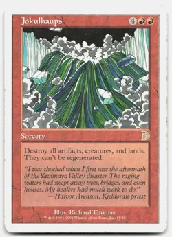 Jokulhaups 15 Rare Deckmasters Garfield vs Finkel Magic: The Gathering Near Mint - Image 1