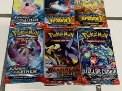 Pokemon TCG - 6 Booster Packs Lot - Factory Sealed Unweighed - Image 3