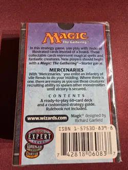 Magic: The Gathering Nemesis Theme Deck Mercenaries - Factory Sealed - Image 2