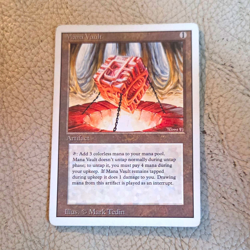 Mana Vault Revised Edition Rare Artifact Regular English 1993 Mark Tedin - Image 1