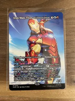 Magic: The Gathering Iron Man, Titan of Innovation Mythic Reg Eng 0091 - Image 1