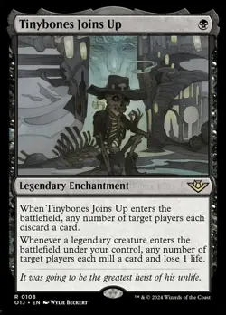 1 x Tinybones Joins Up - Foil - Outlaws of Thunder Junction - NM-Mint - MTG - Image 1
