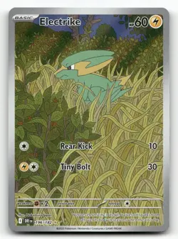 Electrike 196/182 Destined Rivals Pokemon Holo NM Illustration Rare - Image 1