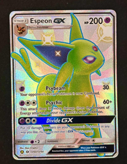 Espeon GX SV60/SV94 Pokemon Hidden Fates: Shiny Vault Shiny Holo Rare NM - Image 2