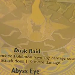 Mega Darkrai EX 120/084 Gold Holo Full Art English Pokemon TCG HP 280 - Image 5