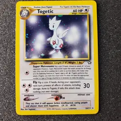 Togetic 16/111 Holo Rare Neo Genesis Pokemon Card Unlimited NM! - Image 1