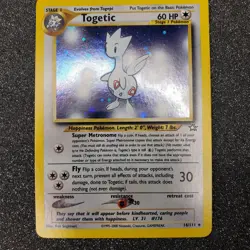 Togetic 16/111 Holo Rare Neo Genesis Pokemon Card Unlimited NM! - Image 2