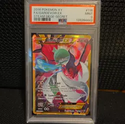 2016 POKEMON XY STEAM SIEGE SECRET #116 FULL ART/GARDEVOIR EX PSA 9 - Image 1