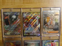Set of 9 Full Art/Rares Pokemon Cards (Hard Cases) - Image 2