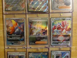 Set of 9 Full Art/Rares Pokemon Cards (Hard Cases) - Image 3