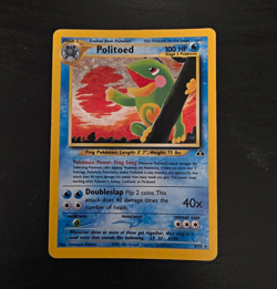 Politoed 8/75 Neo Discovery Holo Rare Stage 2 100 HP English Unlimited - Image 1