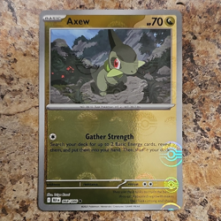 The Pokemon Company Pokeball Axew 068/086 Sv Black Bolt Reverse Holo EN 2025 - Image 1