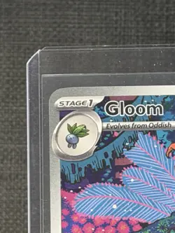 Pokemon TCG Gloom 198/197 SV03 Obsidian Flames IR Full Art Holo EN 80 HP - Image 2