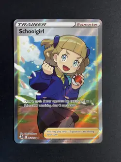 Schoolgirl 262/264 Ultra Rare Fusion Strike Pokemon Holo Near Mint - Image 1