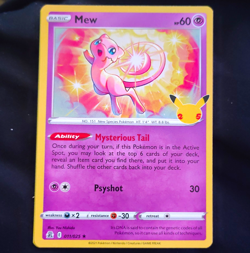 The Pokemon Company Mew 011/025 Celebrations Holo Rare English 2021 60 HP - Image 1