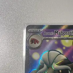 Pokemon TCG Arven's Mabosstiff EX 218/182, Destined Rivals, Near Mint Condition - Image 4